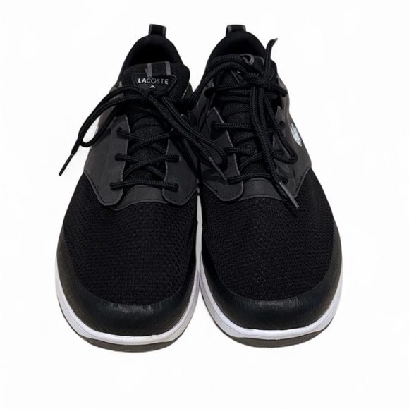 Lacoste Light 2.0 HTB Sneakers Black White Size 9.5 NIB - Picture 6 of 11